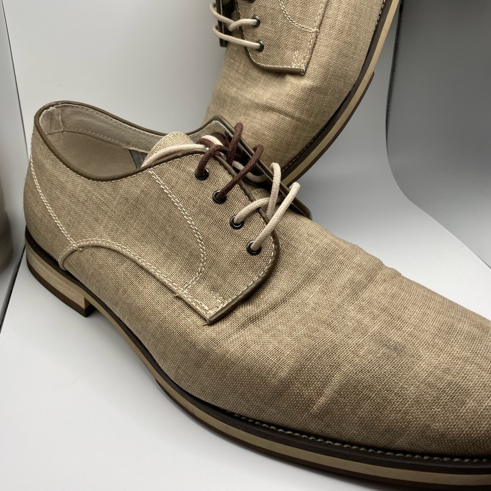 Giorgio Brutini Men's Vick Oxfords Tan Canvas 659059 size 11M